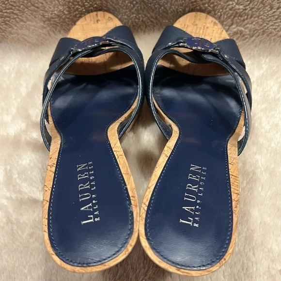 LAUREN by RALPH LAUREN Heidi Cork Platform Sandals - Picture 5 of 13